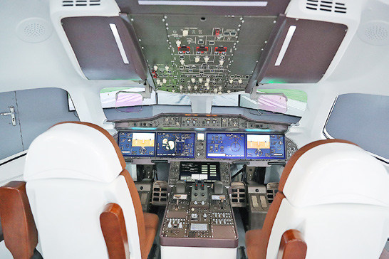 未來民機概念座艙 岳書華攝